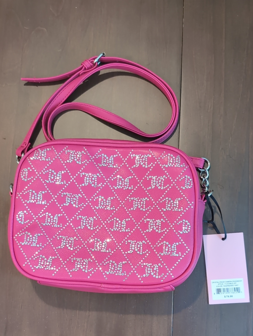 Juicy Couture Rhinestone Logo Crossbody!